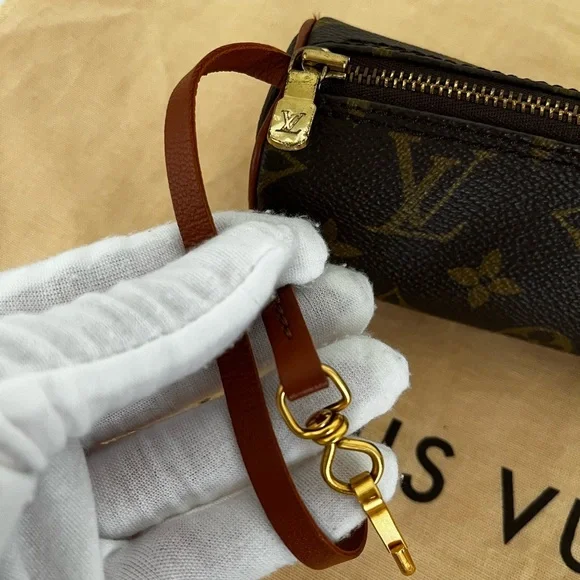 Louis Vuitton Monogram Mini Papillon NWOT dust bag France